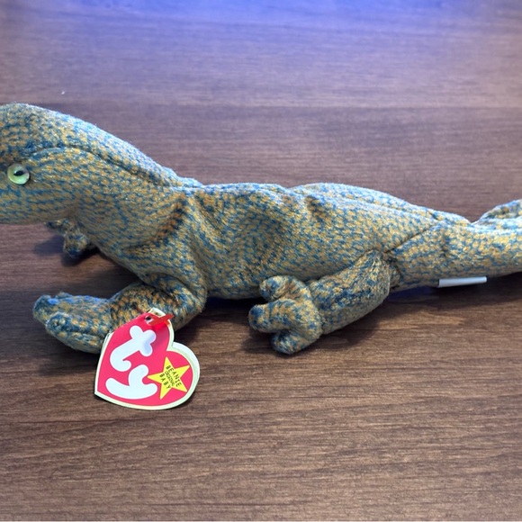 TY Beanie babies collection, Scaly, 1999. Plush Lizard - Picture 2 of 12